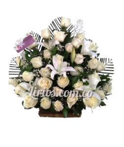 Abanico Fúnebre Lirios