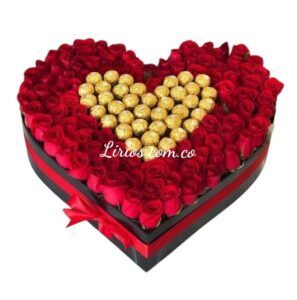 Corazon Exótico Rosas Cali