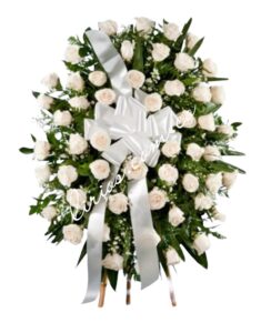 Corona Rosas Blancas Cali