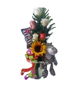 Solitario flores Mixto envió en Cali