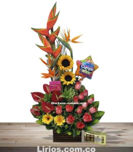 Ramo De Flores Surtidas entregas en cali