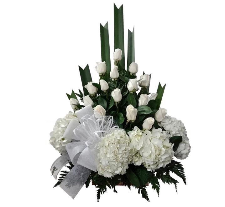 Abanico Fúnebre Cali hortensias