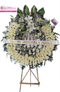 Corona Funeral Tapizada Modernas