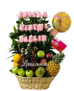 Rosas con Frutas