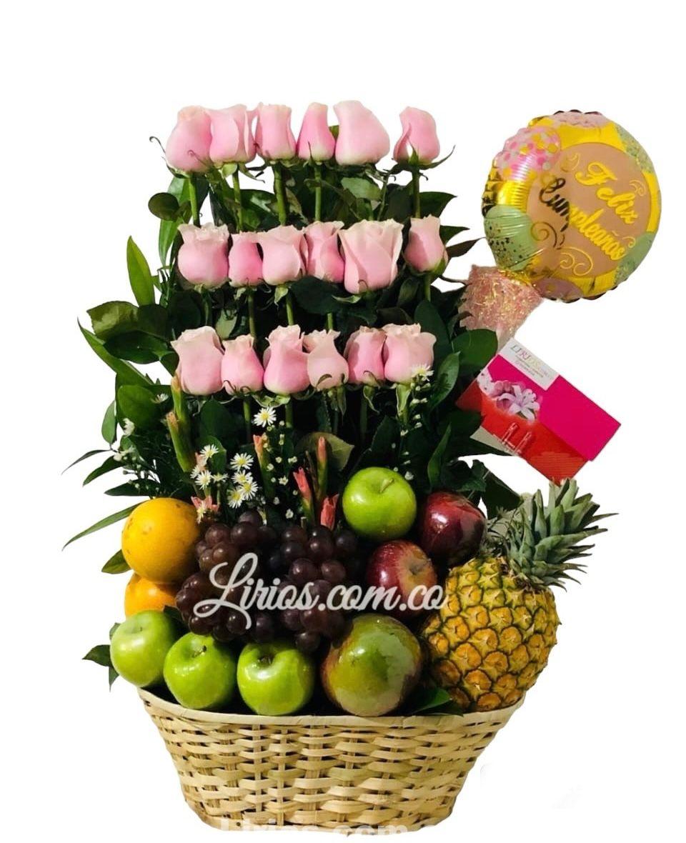 Rosas con Frutas