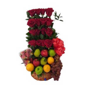 Ramo Temático de Flores y Frutas