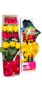 Caja de Flores Amarillas Cali