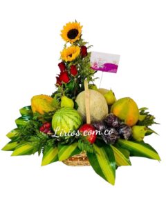 Flores y Frutas frescas