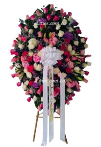 Corona Fúnebre Elegante Moderna