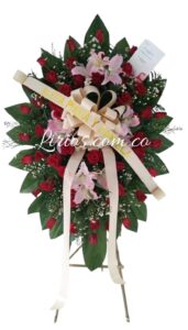 Corona Rosas Fúnebres Espiritualmente Unidos