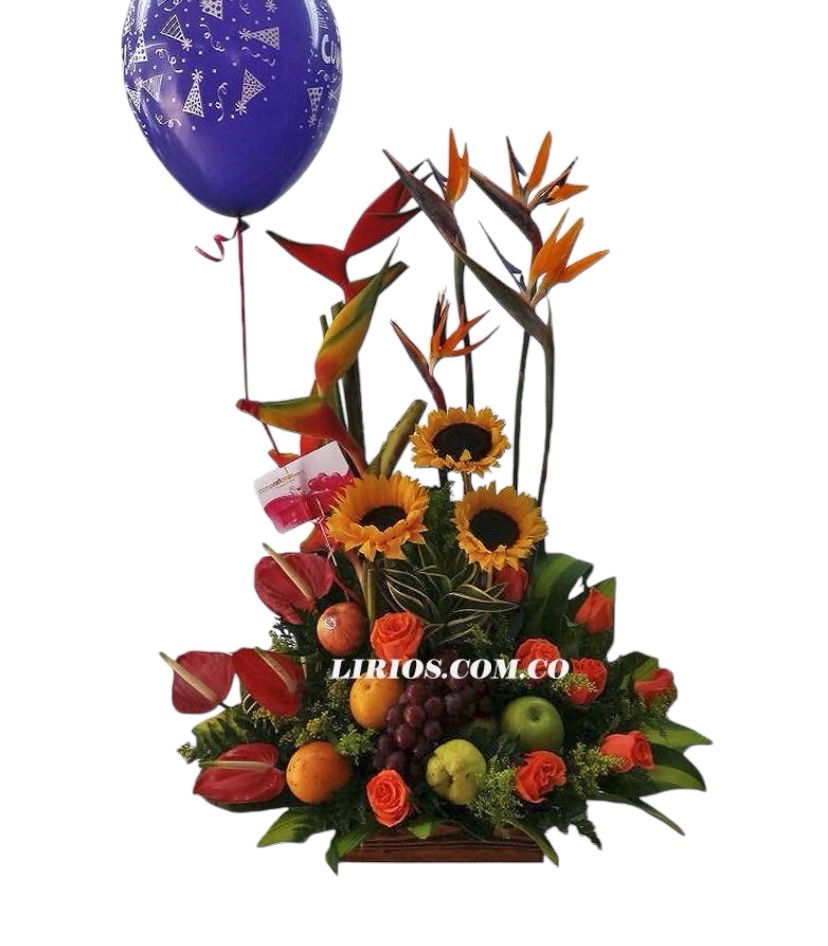Arreglo Floral Frutero envíos en cali