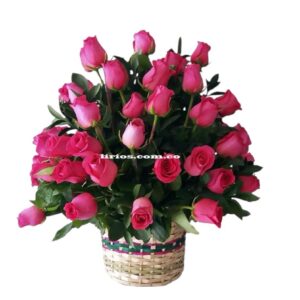 Canasta Ramo Flores Cali