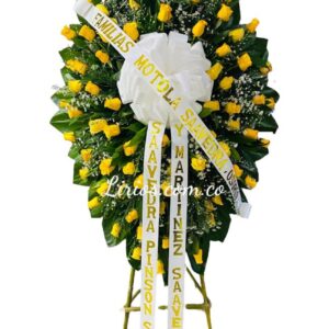 Arreglos Ramos Fúnebres Amarillo