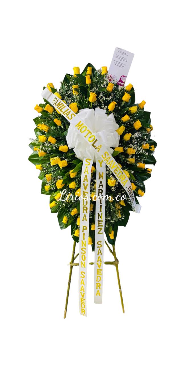 Arreglos Ramos Fúnebres Amarillo