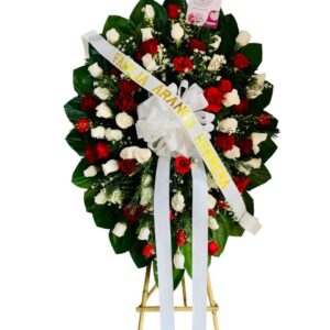 Corona Fúnebre Amor y paz