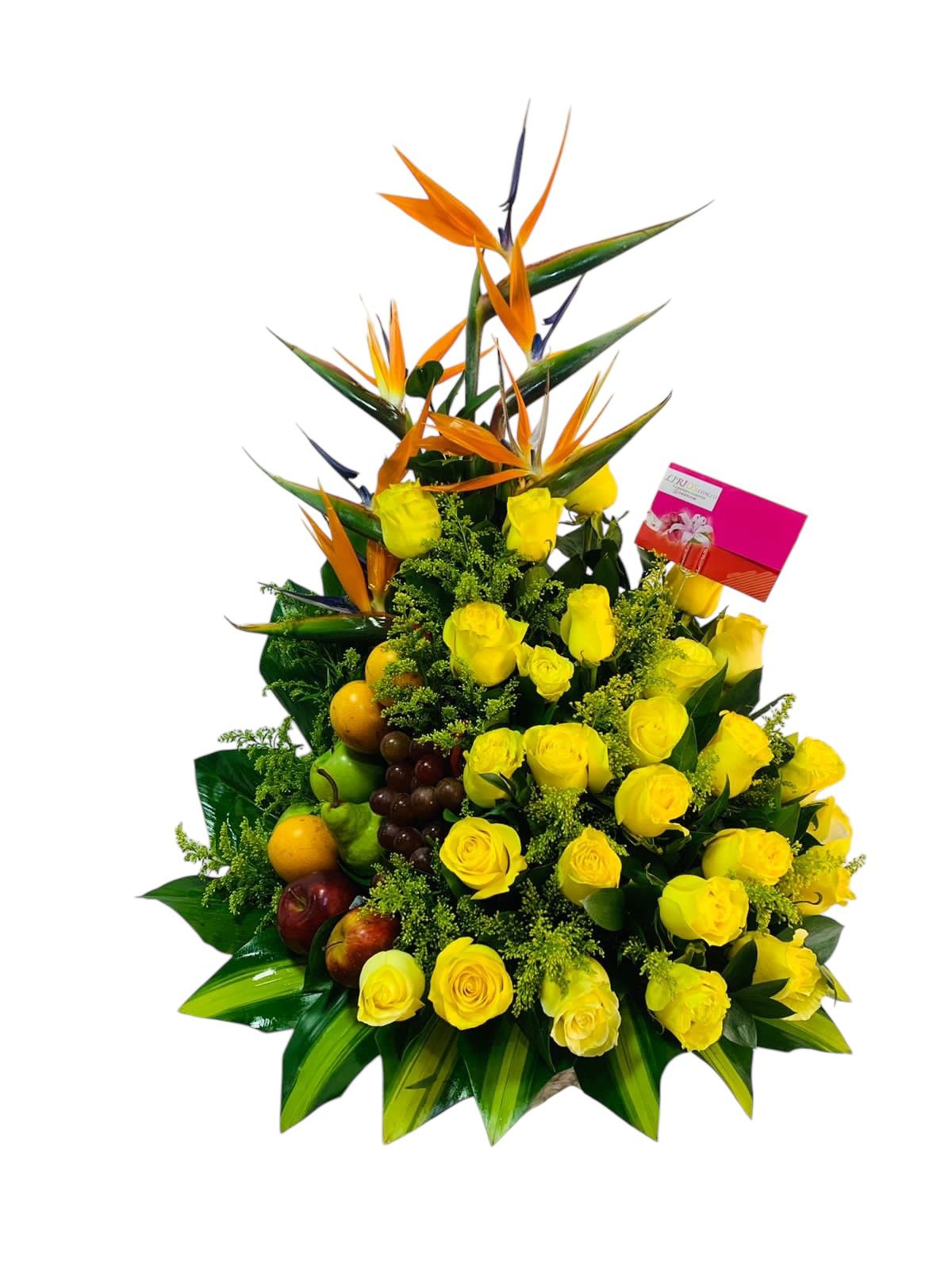 Flores Amarillas Ramo Rosas Cali