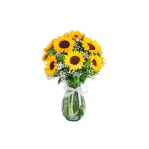 Jarrón Girasoles Domicilio