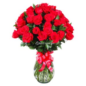 Jarrón Rosas Cali Domicilio