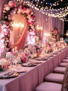 Decoración de bodas en Cali con arreglos florales elegantes – Floristería Lirios